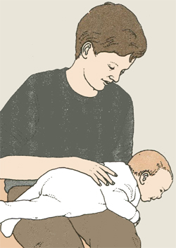 Заглатывание воздуха грудным ребенком