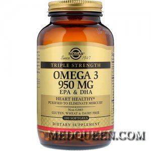 SOLGAR Omega-3 EPA & DHA &laquo;Triple Strength&raquo;