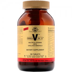 SOLGAR Formula V, VM-75 &laquo;Multiple Vitamins with Chelated Minerals&raquo;